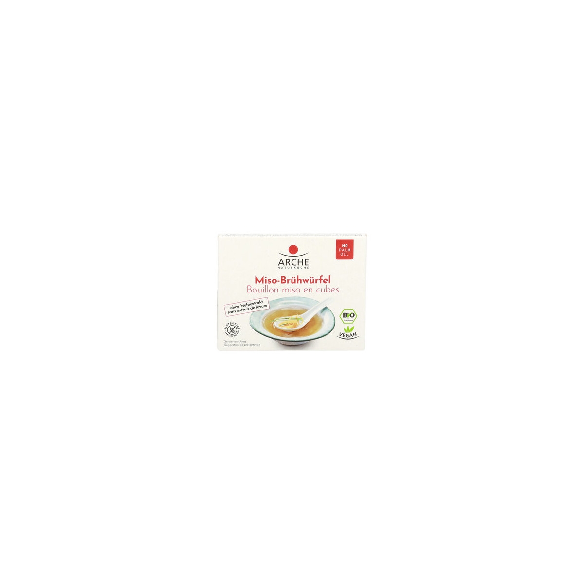 Miso Brühwürfel hefefrei von Arche | Bio, vegan | Suppen...