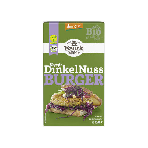 DinkelNuss Burger demeter von Bauck Mühle | Bio, vegan, D...