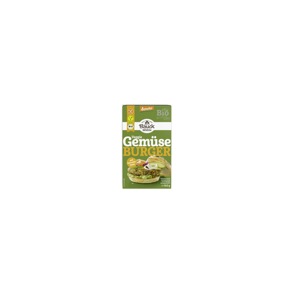 Gemüseburger demeter glutenfrei von Bauck Mühle | Bio, ve...