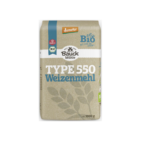 Weizenmehl hell Type 550 demeter von Bauck Mühle | Bio, v...