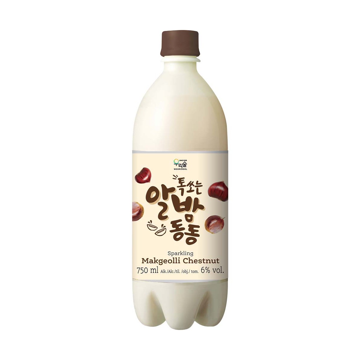 Prickelnde Kastanien-Makgeolli 6% Alc. WOORISOOL Getränke online günstig kaufen im Shop für B2B Kunden