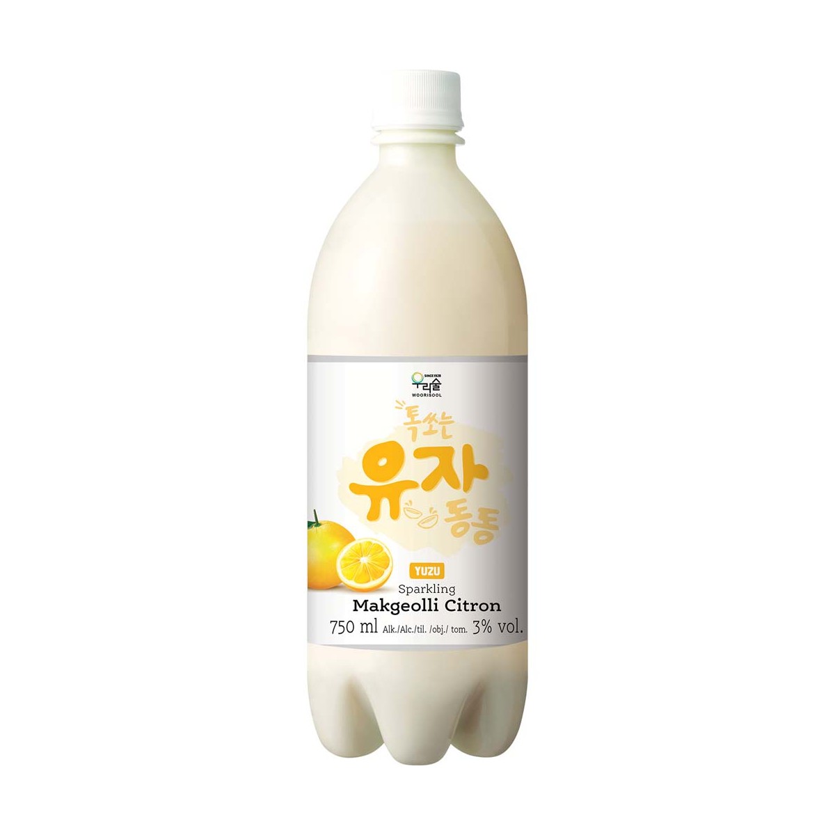 Prickelnde Zitrone-Makgeolli 3% Alc. WOORISOOL Getränke online günstig kaufen im Shop für B2B Kunden