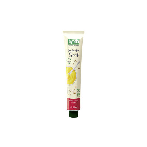 Senf scharf in der Tube von Byodo | Bio, vegan, laktosefr...