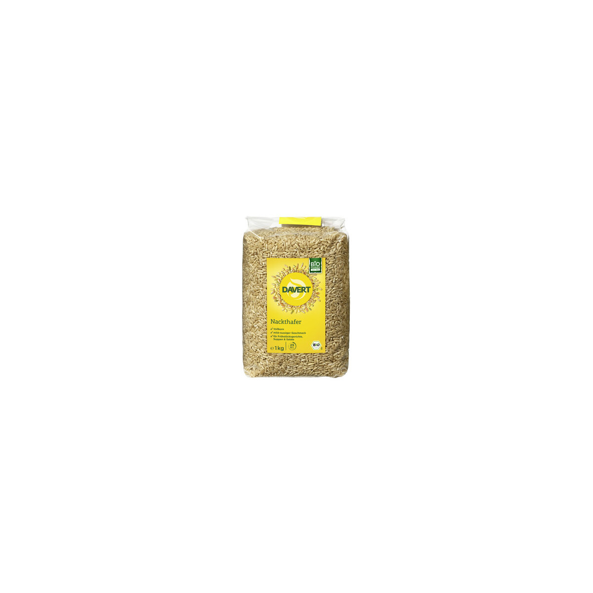 Nackthafer von Davert | Bio, vegan, laktosefrei | Getreid...