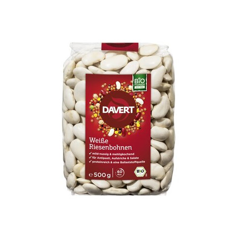 Weisse Riesenbohnen Fair Trade IBD von Davert | Bio, vega...