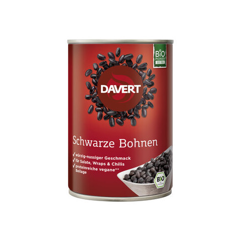 Schwarze Bohnen von Davert | Bio, vegan, laktosefrei | Ko...