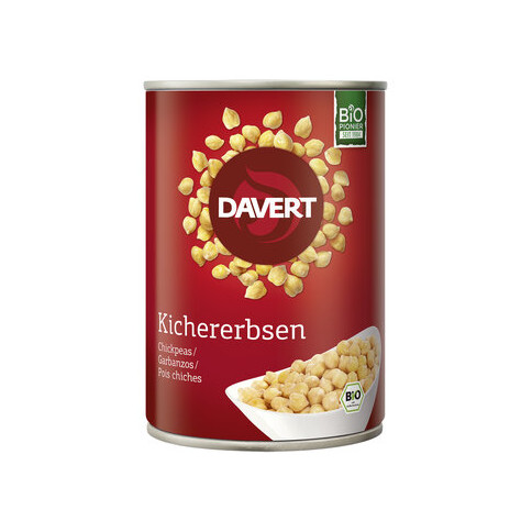 Kichererbsen Dose von Davert | Bio, vegan, laktosefrei...