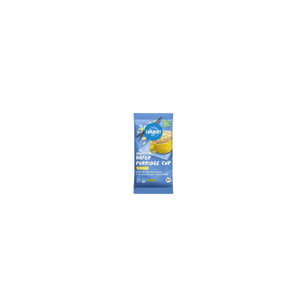 Porridge Cup Vanille von Davert | Bio, vegan, glutenfrei...