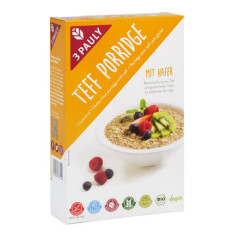 Teff Porridge Hafer gf Bio von 3 Pauly | Bio, vegan | Müe...