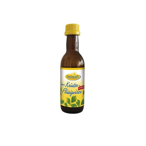 Kräuter-Flüssigwürze Küchenflasche von Erntesegen | Bio...
