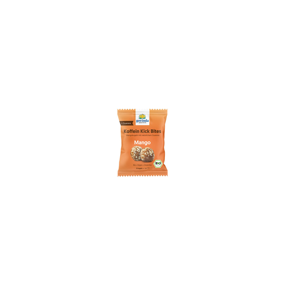 Koffein Kick Bites Mango von Govinda | Bio, vegan, laktos...