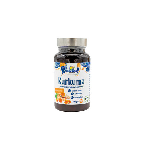 Kurkuma-Kapseln von Govinda | Bio, vegan, laktosefrei | N...