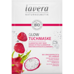 Glow Tuchmaske von Lavera | Bio, vegan | Gesichtsserum ka...