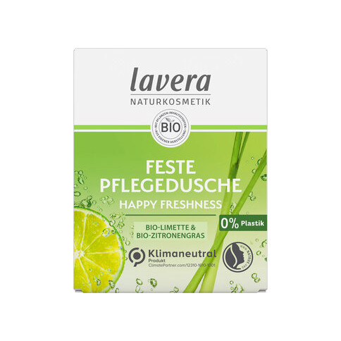 Feste Pflegedusche Happy Freshness von Lavera | Bio, vega...