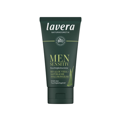 Men sensitiv Feuchtigkeitscreme von Lavera | Bio, vegan...