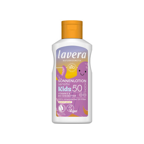 Sonnenlotion Sensitiv Kids LSF 50 von Lavera | Bio, vegan...