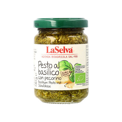 Basilikum Pesto mit Schafskäse von LaSelva | Bio | Gewürz...