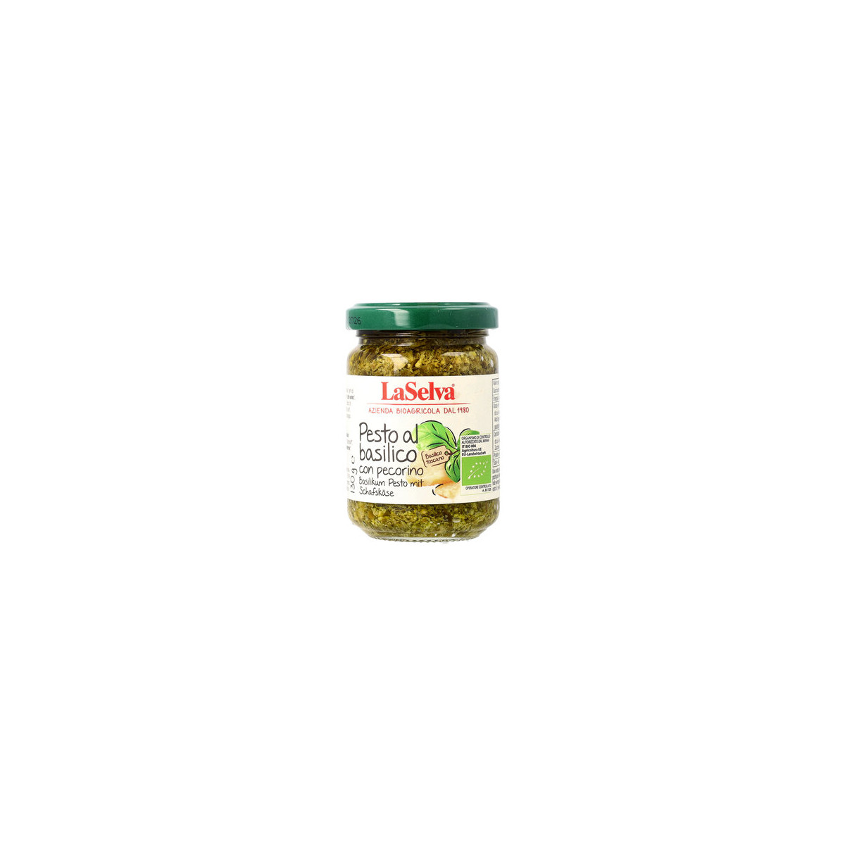 Basilikum Pesto mit Schafskäse von LaSelva | Bio | Gewürz...