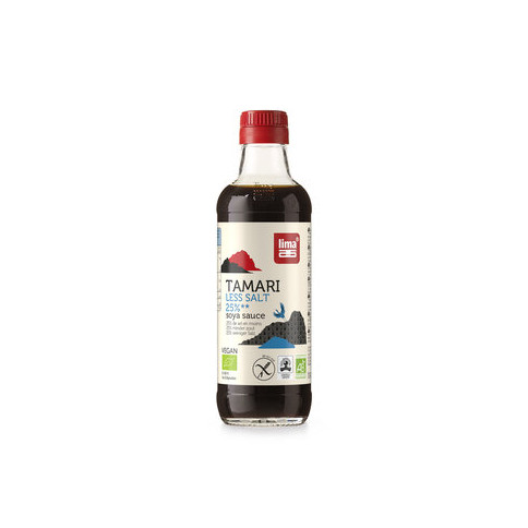 Tamari 25% weniger Salz Sojasauce von Lima | Bio, vegan...