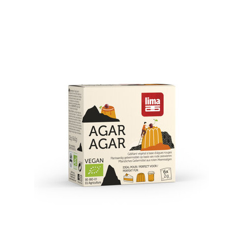 Agar Agar Pulver von Lima | Bio, vegan, laktosefrei | Bac...