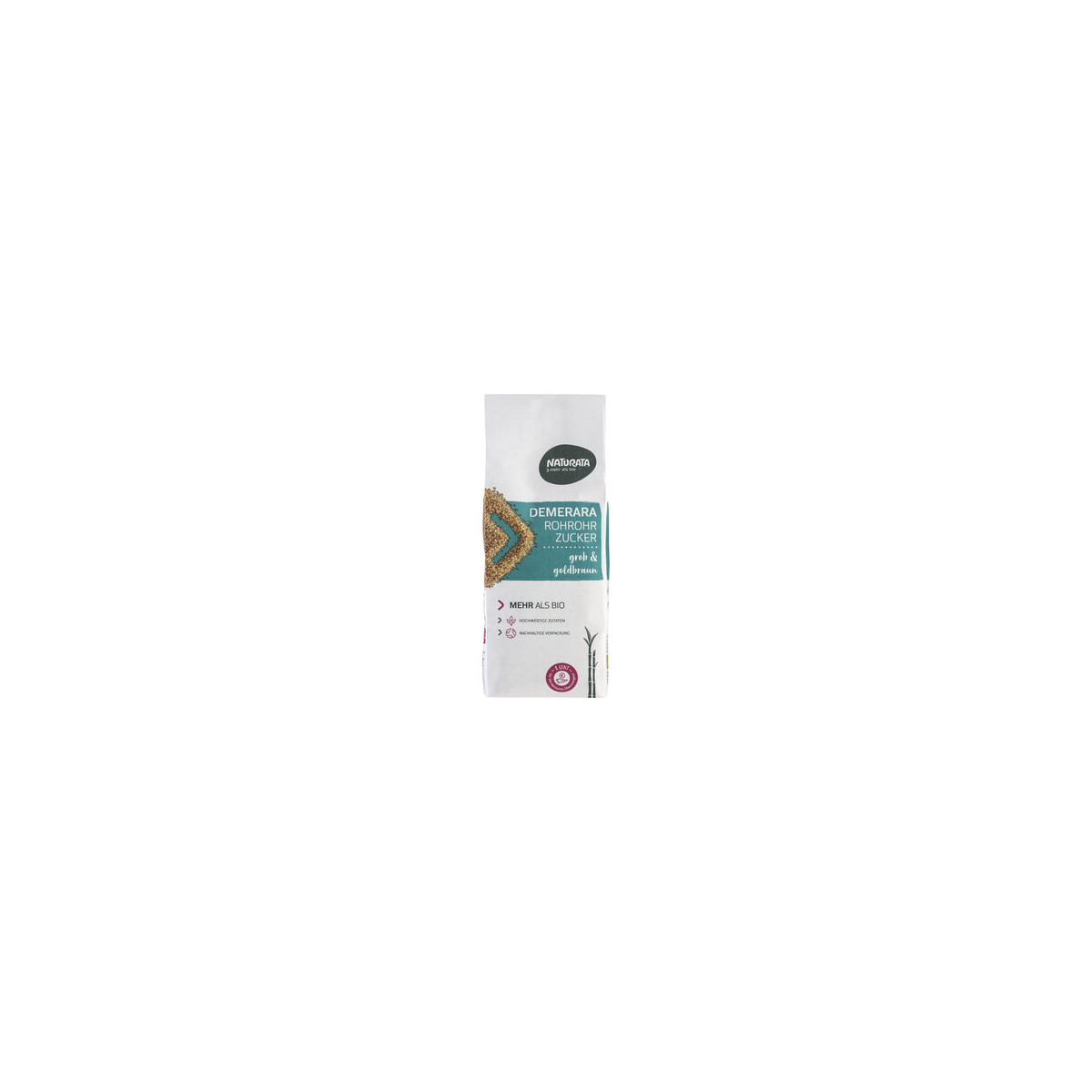 DEMERARA Roh-Rohrzucker von Naturata | Bio, vegan | Backz...