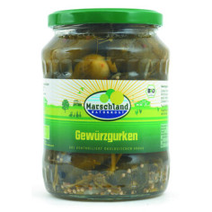Gewürzgurken im Glas von Marschland Naturkost | Bio, vega...
