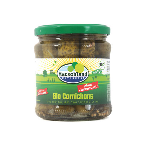 Cornichons Ohne Zucker von Marschland Naturkost | Bio, ve...