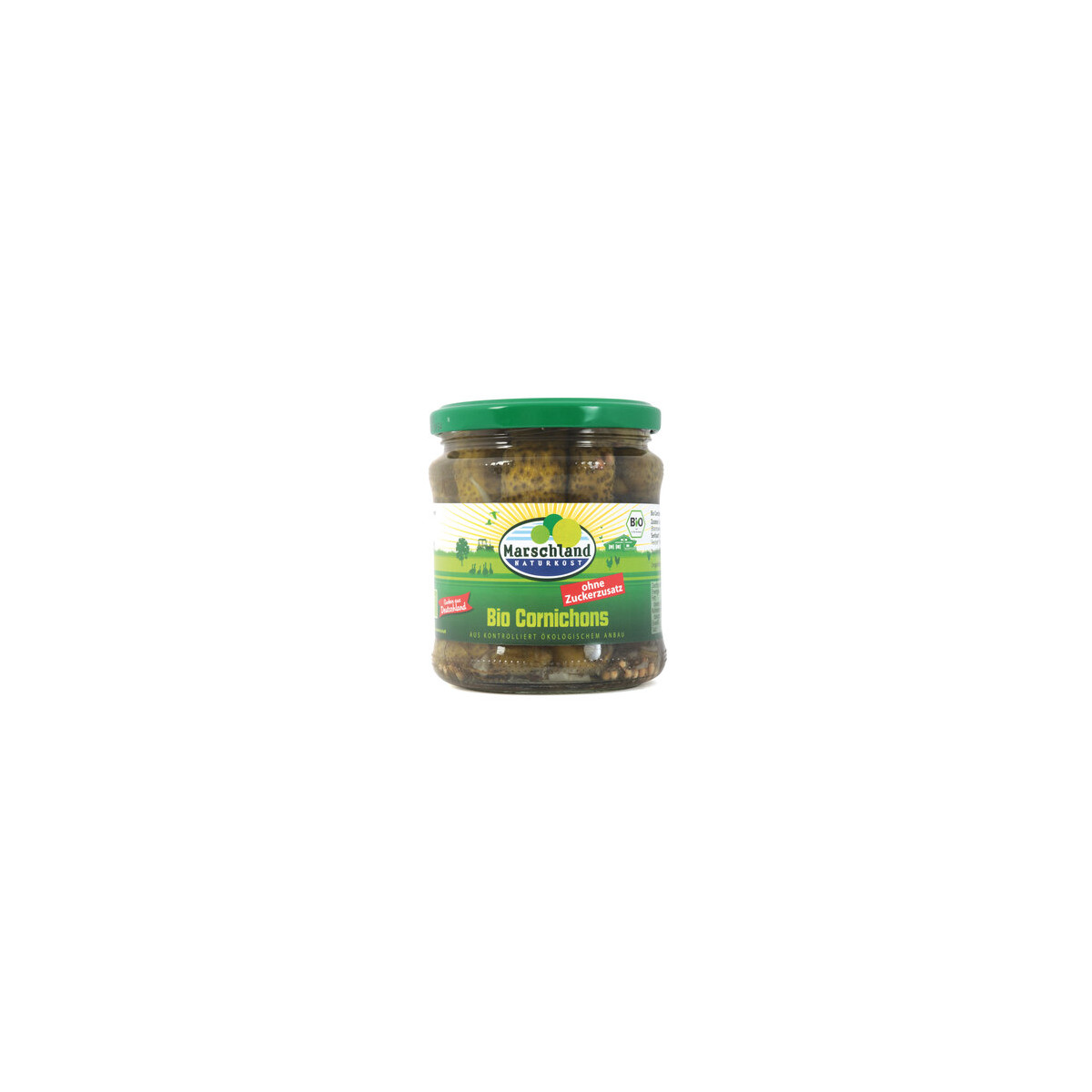 Cornichons Ohne Zucker von Marschland Naturkost | Bio, ve...