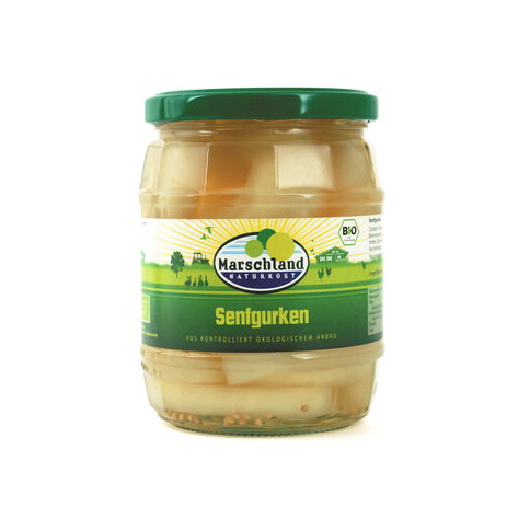 Senfgurken von Marschland Naturkost | Bio, vegan, laktose...