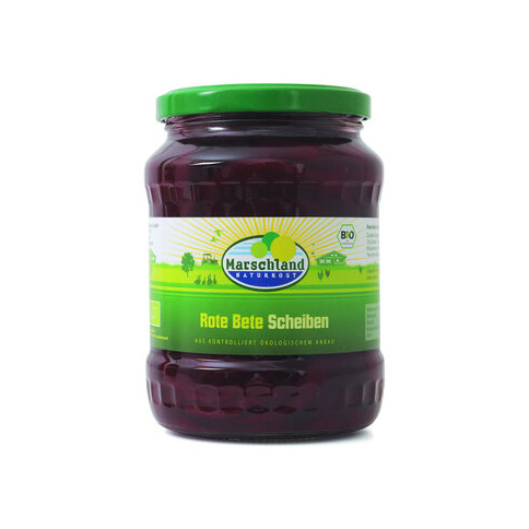 Rote Bete Scheiben Bioland von Marschland Naturkost | Bio...