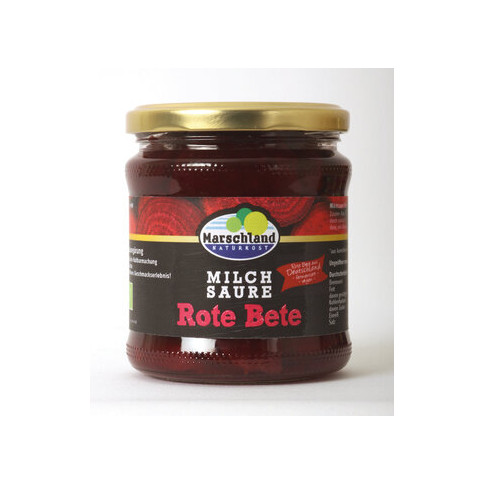 Rote Bete Streifen milchsauer von Marschland Naturkost...