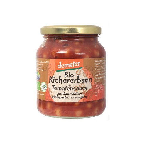 Kichererbsen Tomatensauce demeter von Marschland Naturkos...