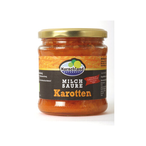 Karotten milchsauer fermentiert von Marschland Naturkost...