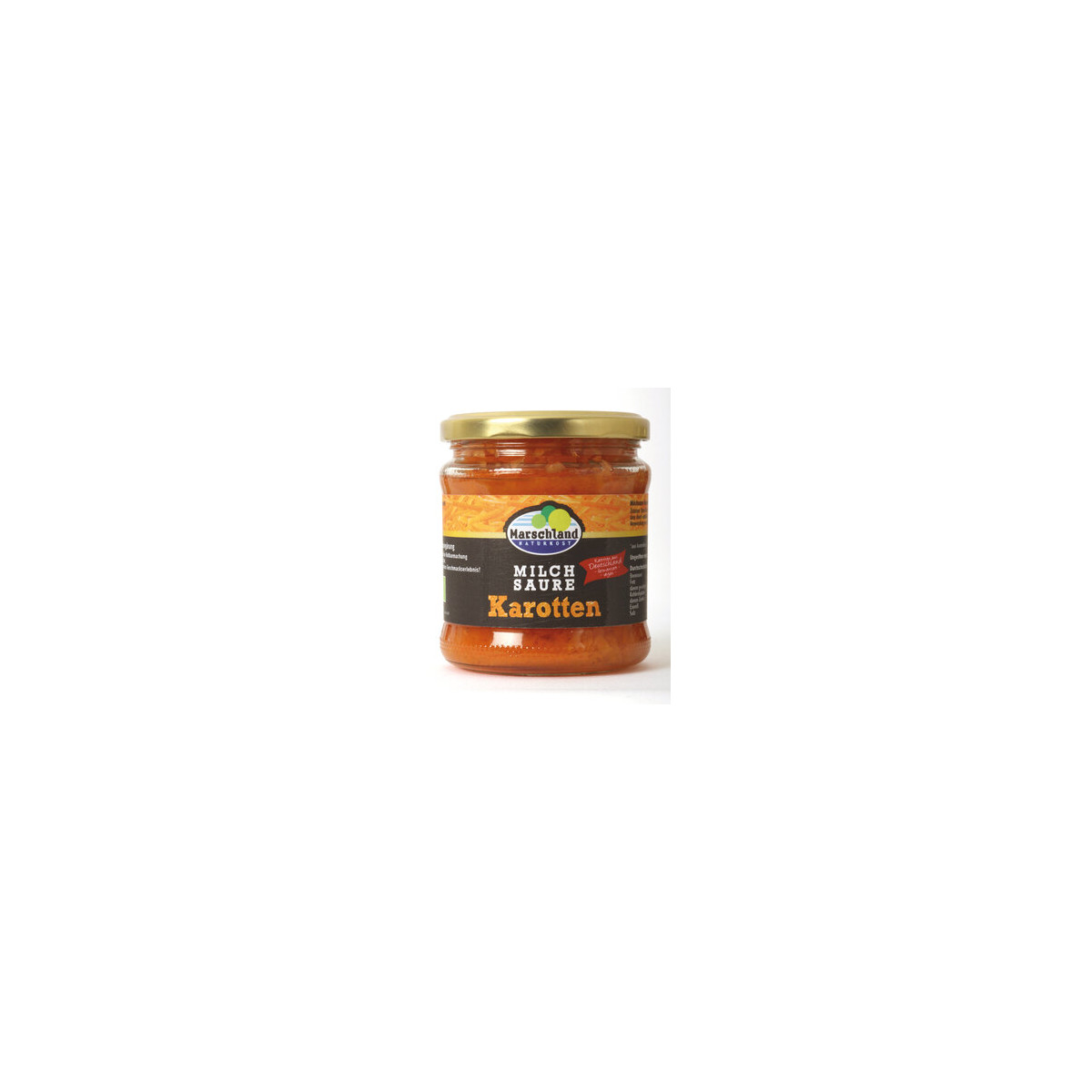 Karotten milchsauer fermentiert von Marschland Naturkost...