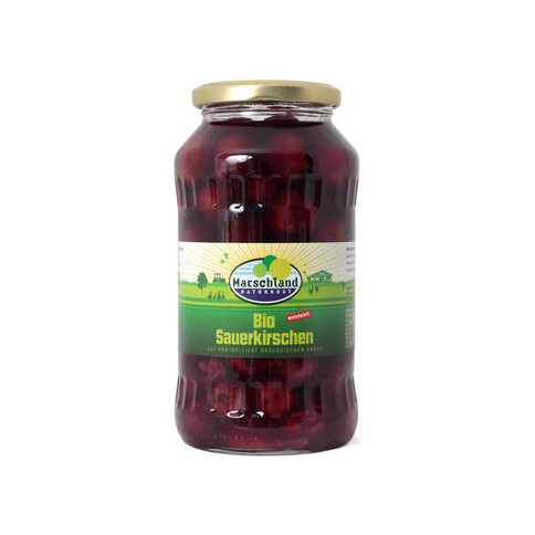 Sauerkirschen im Glas von Marschland Naturkost | Bio, veg...