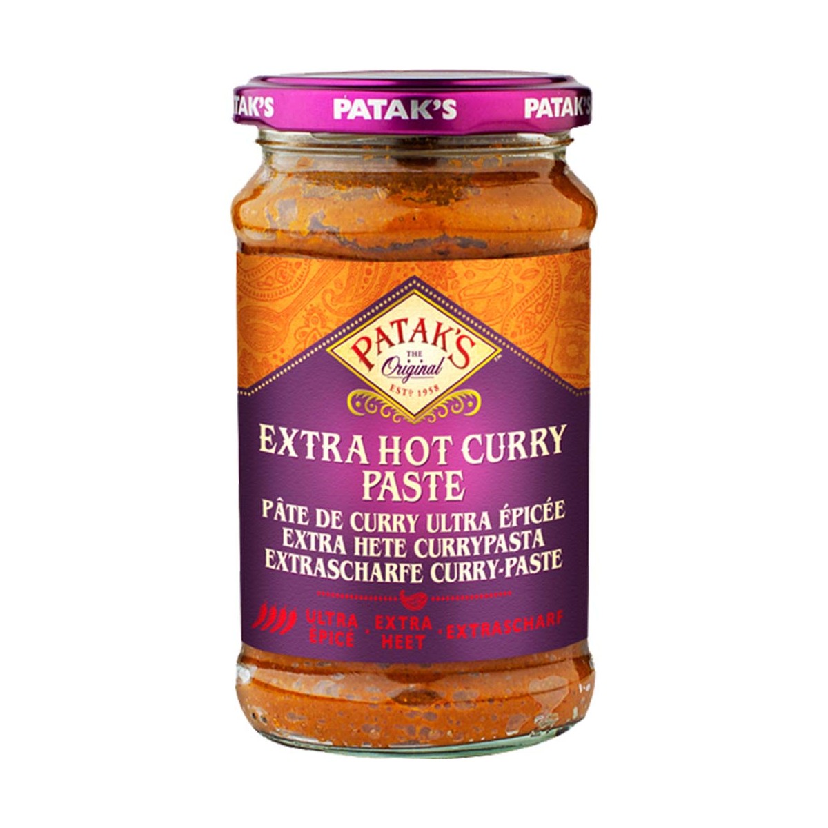 Extra Scharfe Curry Paste PATAK'S Kräuter Gewürze online günstig kaufen im Shop für B2B Kunden