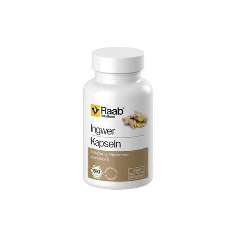 Ingwer Kapseln von Raab Vitalfood | Bio, vegan, laktosefr...