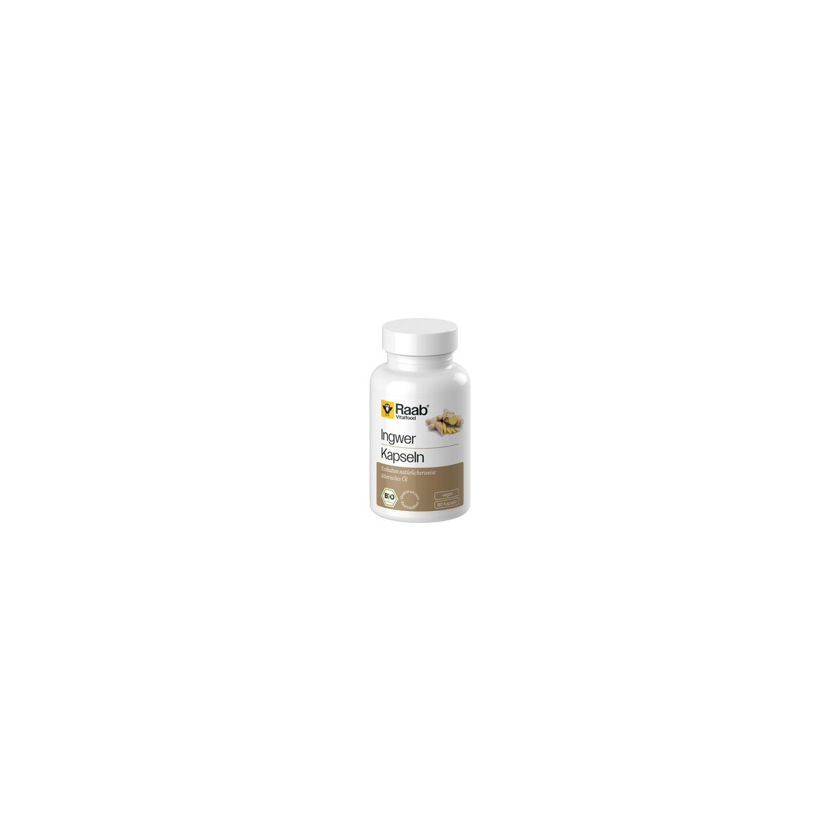 Ingwer Kapseln von Raab Vitalfood | Bio, vegan, laktosefr...
