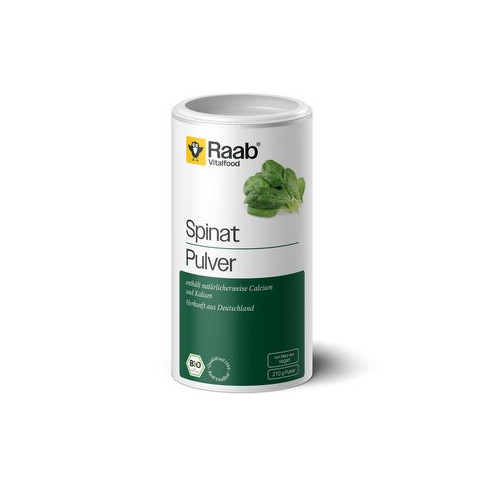 Spinat Pulver von Raab Vitalfood | Bio, vegan, laktosefre...