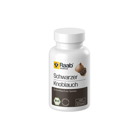 Schwarzer Knoblauch Kapseln von Raab Vitalfood | Bio, veg...