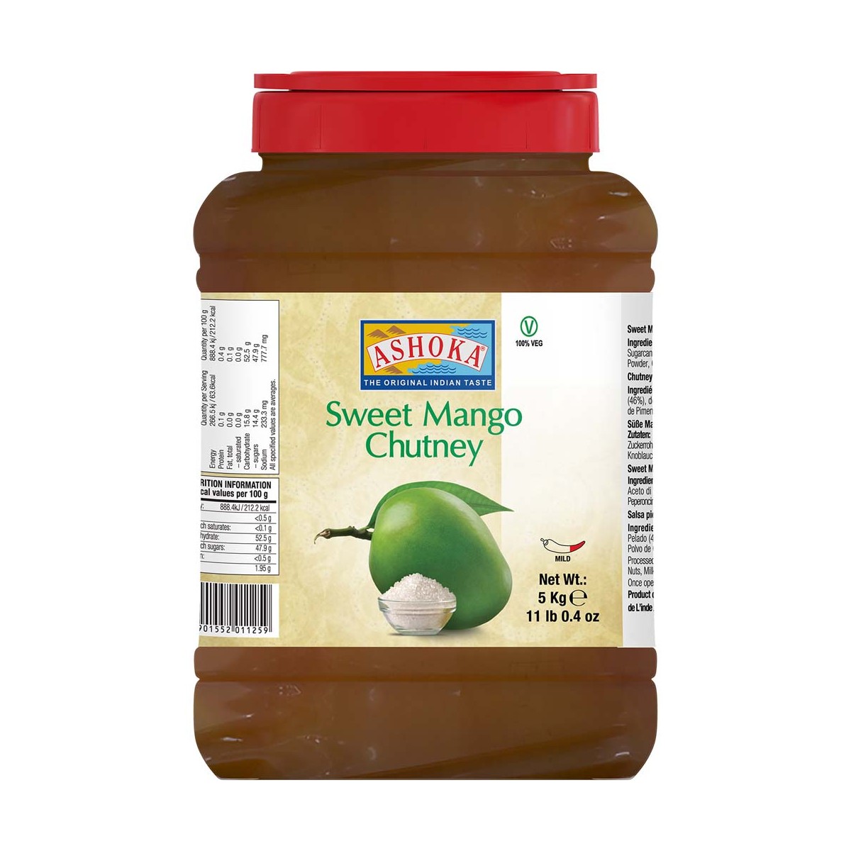 Süsses Mango-Chutney ASHOKA Kräuter Gewürze online günstig kaufen im Shop für B2B Kunden