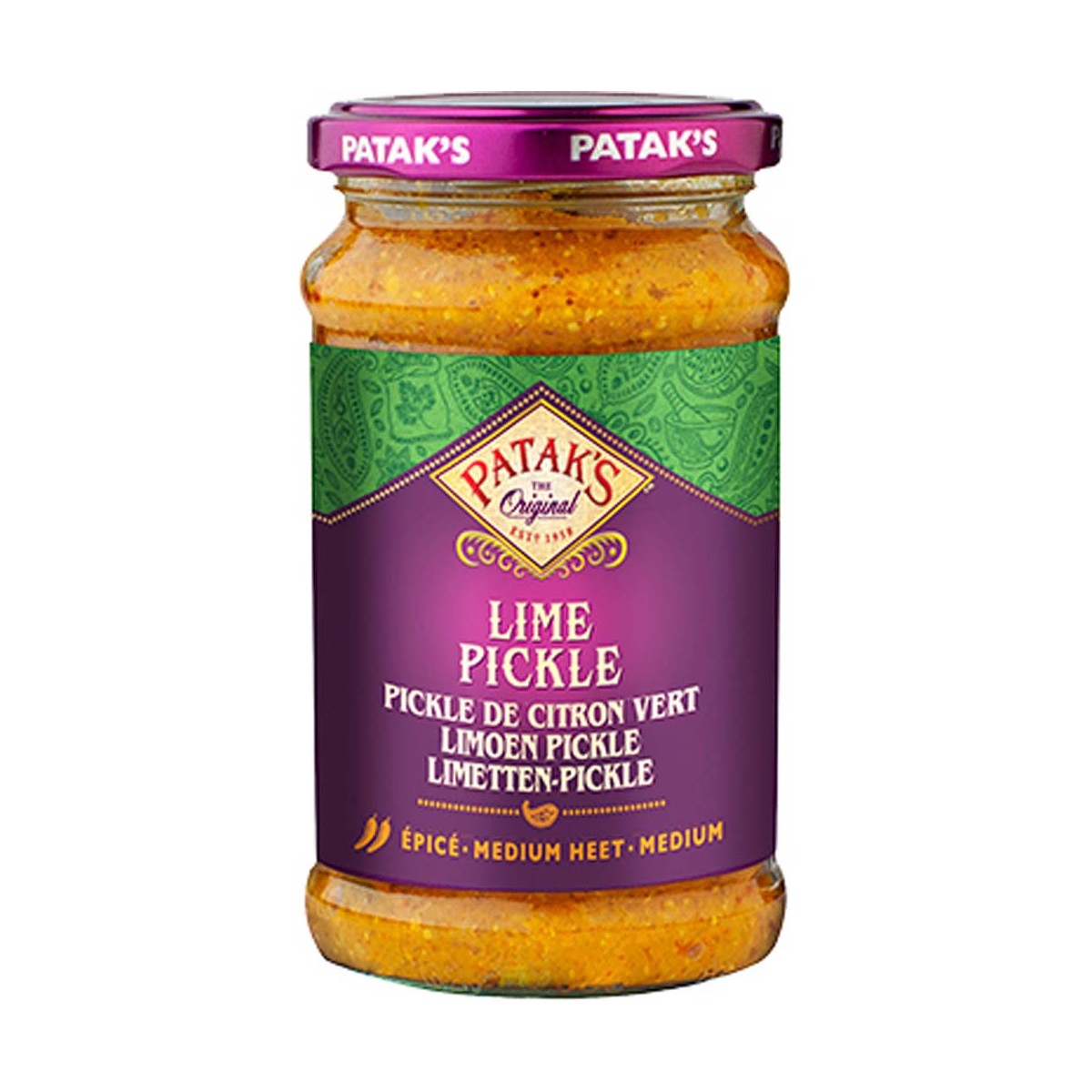 Mild Lime Pickle PATAK'S Kräuter Gewürze online günstig kaufen im Shop für B2B Kunden