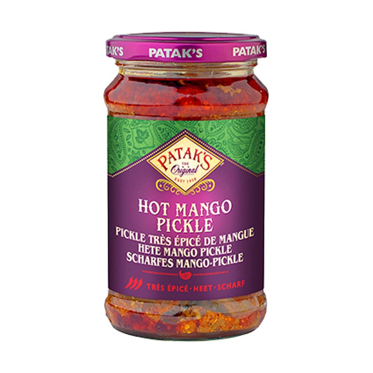Hot Mango Pickle PATAK'S Kräuter Gewürze online günstig kaufen im Shop für B2B Kunden