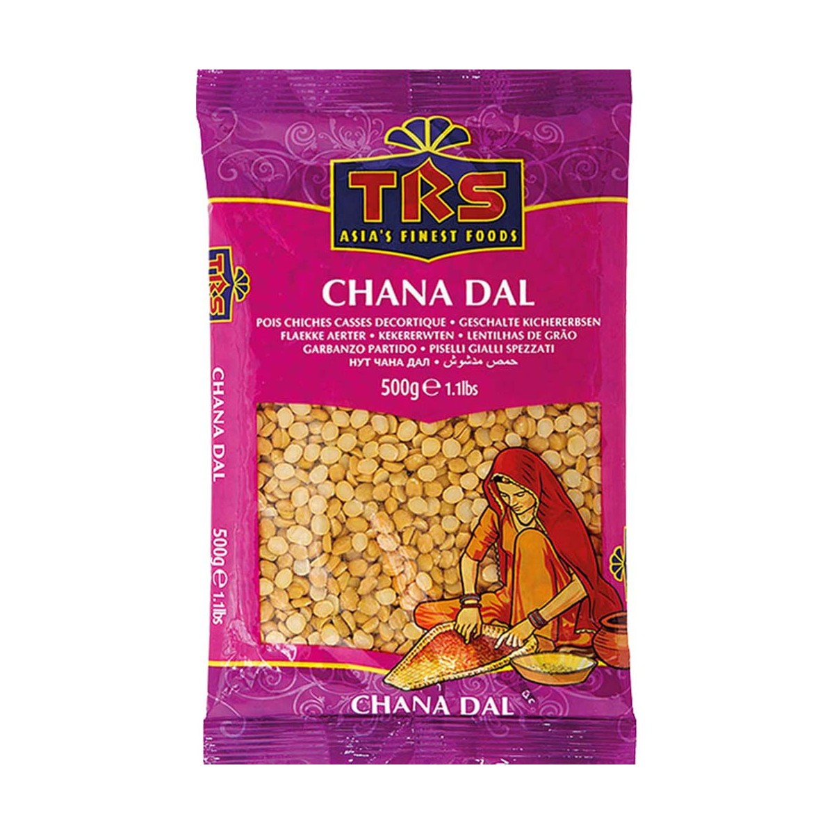 Kichererbsen Halb (Chana Dall) TRS Getrocknete Produkte online günstig kaufen im Shop für B2B Kunden