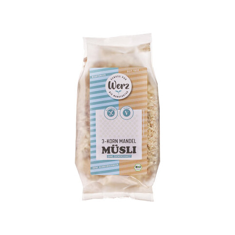 Muesli Mandel 3-Korn glutenfrei von Werz | Bio, vegan, gl...