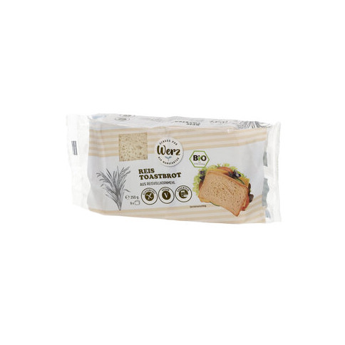Toastbrot Reis glutenfrei von Werz | Bio, vegan, glutenfr...