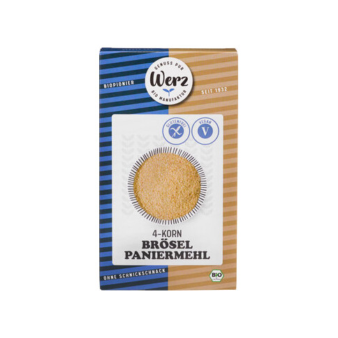 Semmelbrösel 4-Korn glutenfrei von Werz | Bio, vegan, glu...