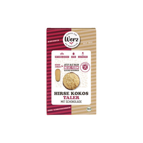Hirse-Kokos-Zungen glutenfrei von Werz | Bio, glutenfrei...