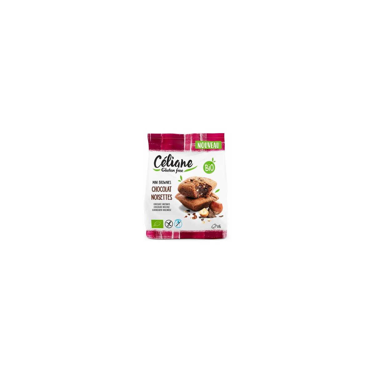 Brownies mini Haselnu/Schgf Celiane von Céliane - Gluten...