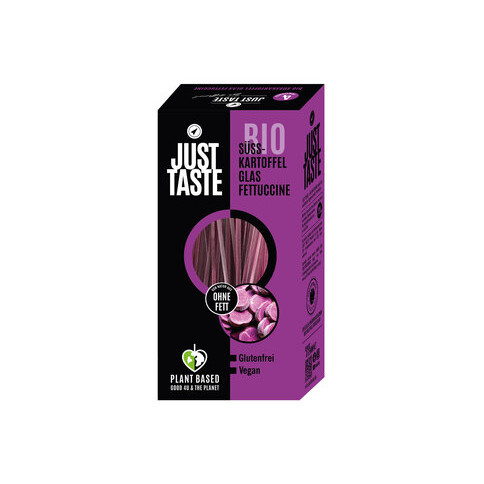 Lila Süsskartoffel Glas Fettuccine von Just Taste | Bio...